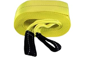Grip 30' x 4" Heavy Duty Tow Strap - Breaking Capacity: 20,000 lbs - Truck, ATV, Jeep, UTV, Tractor - Emergency, Towing, Offr