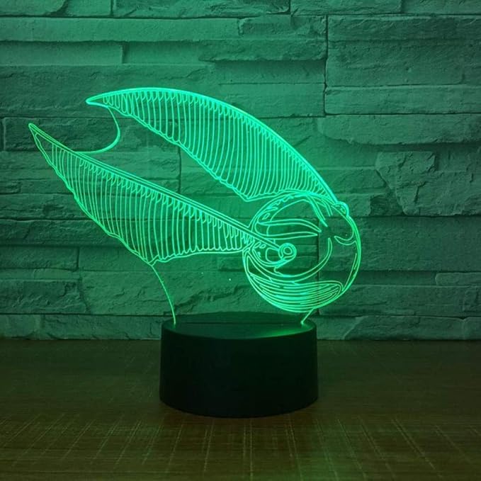 Ty Electronic Products 3D-Stereo-Nachtlampe Diy Led-Nachttisch-Led