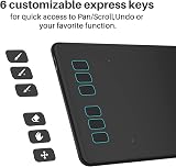 HUION Inspiroy H640P Drawing Tablet with Battery-Free PW100 Stylus 8192 Levels view 4