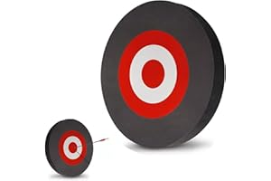 KURUGEILI 25 * 3cm EVA Foam Archery Target 9 inch Round Archery Moving Targets for Backyard,Shooting Practice Board Indoor, Outdoor Sports Hunting