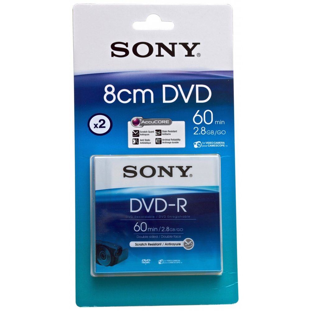 Sony 2DMR60A-BT 2.8GB 60min Rewritable DVD-R