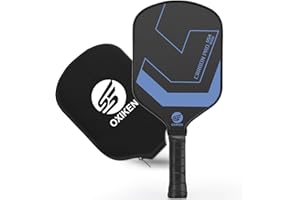 OXIKEN 10/13/16 mm Pickleball Paddles 2026 USAPA Approved T700 Carbon Fiber Pickle Paddle (CFS), High Grit & Spin, Honeycomb 