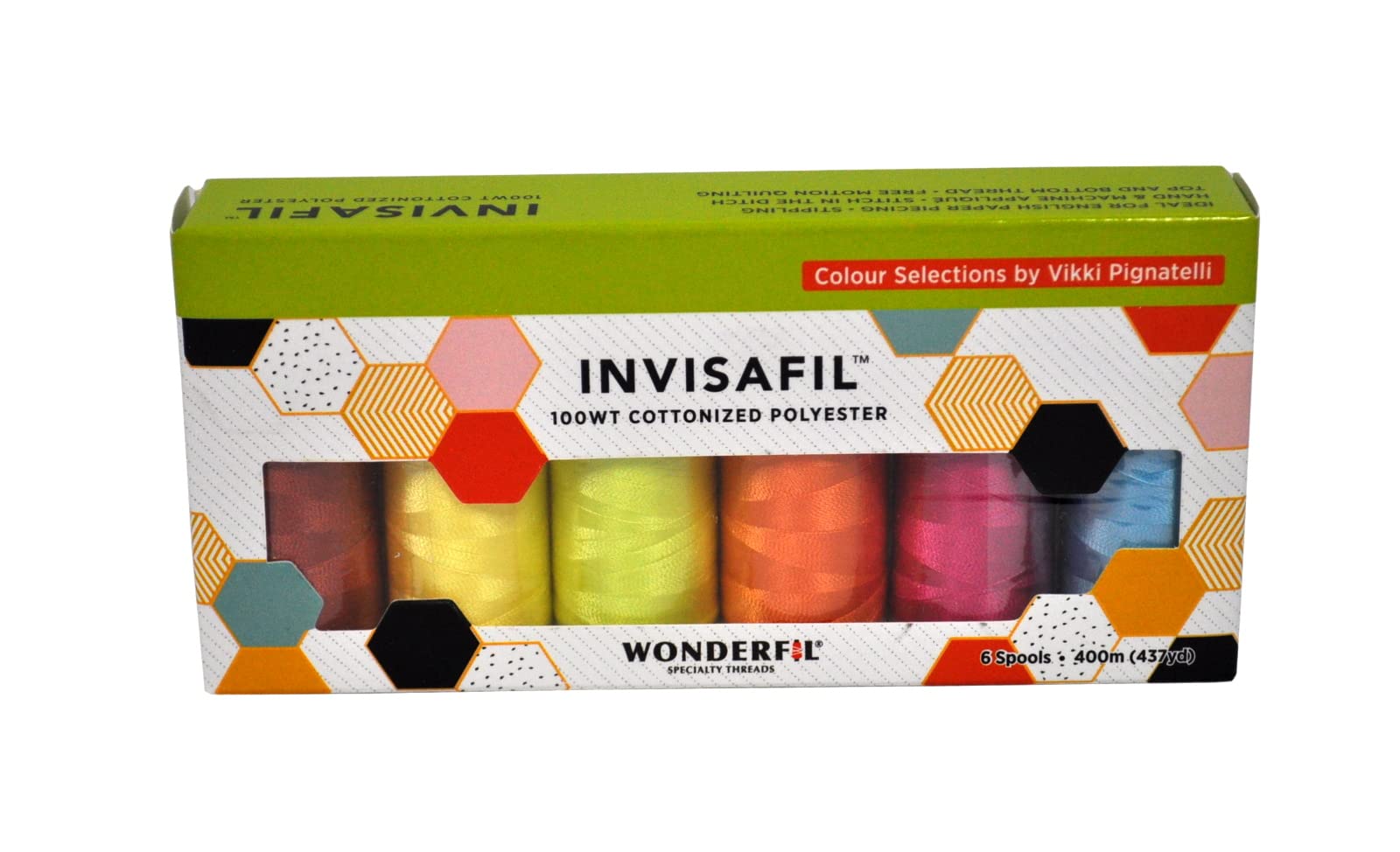 WonderFil Specialty Threads Invisafil Thread Mini-Packs (B007)