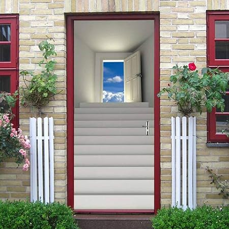 WWDDVH Luz del Sol Hermosa Nube Escalera HD Imprimir PVC DIY ...