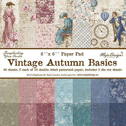 Maja Design Vintage Autumn Basics 6 x 6 Paper Stack