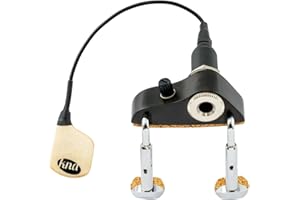 KNA MP-2 Portable Piezo Mandolin Pickup – Natural Sound, Lightweight, Onboard Volume Control, Easy Installation, Passive No Battery Required, Ideal for Live and Studio, Country, Bluegrass, Rock, Pop