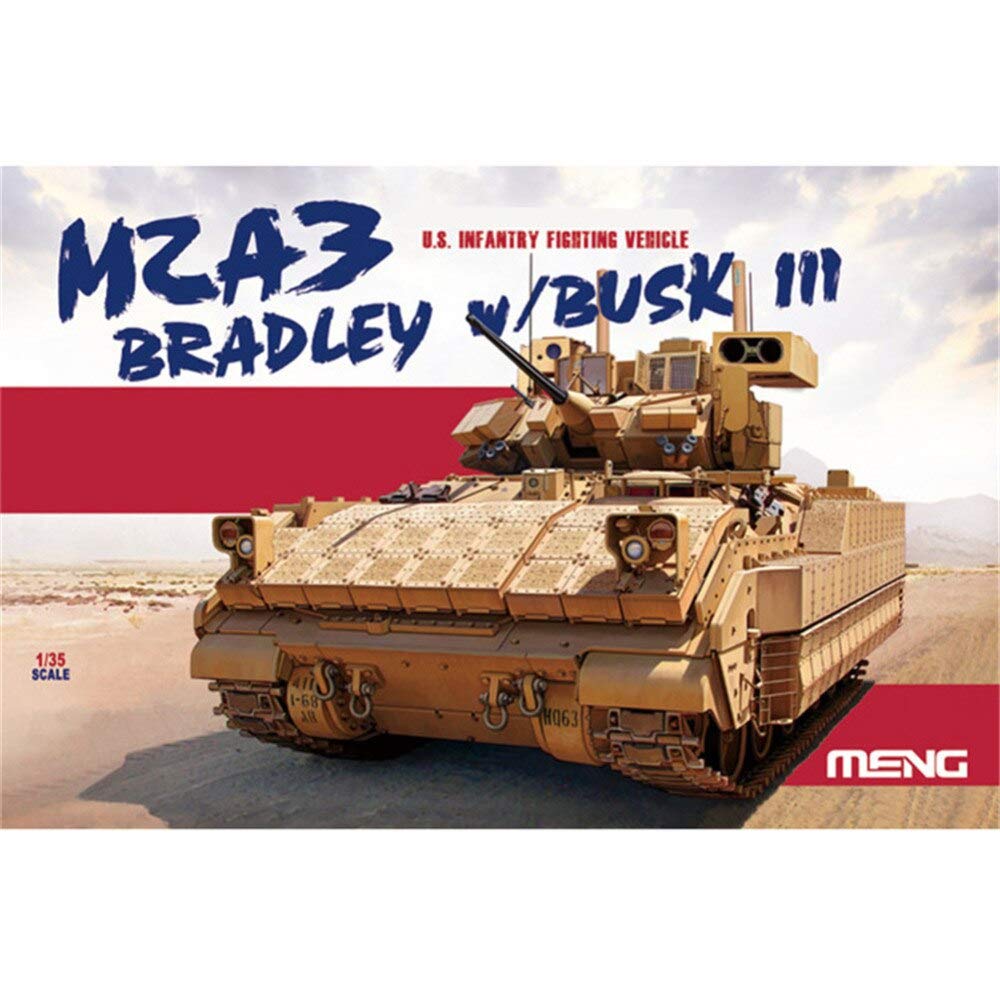 Meng 1/35 Scale U.S. Infantry Fighting Vehicle M2A3 Bradley with Busk III - Plastic Model Building K