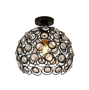 Moderne Plafonnier Industriel Noir Lustre Abat-jour ...