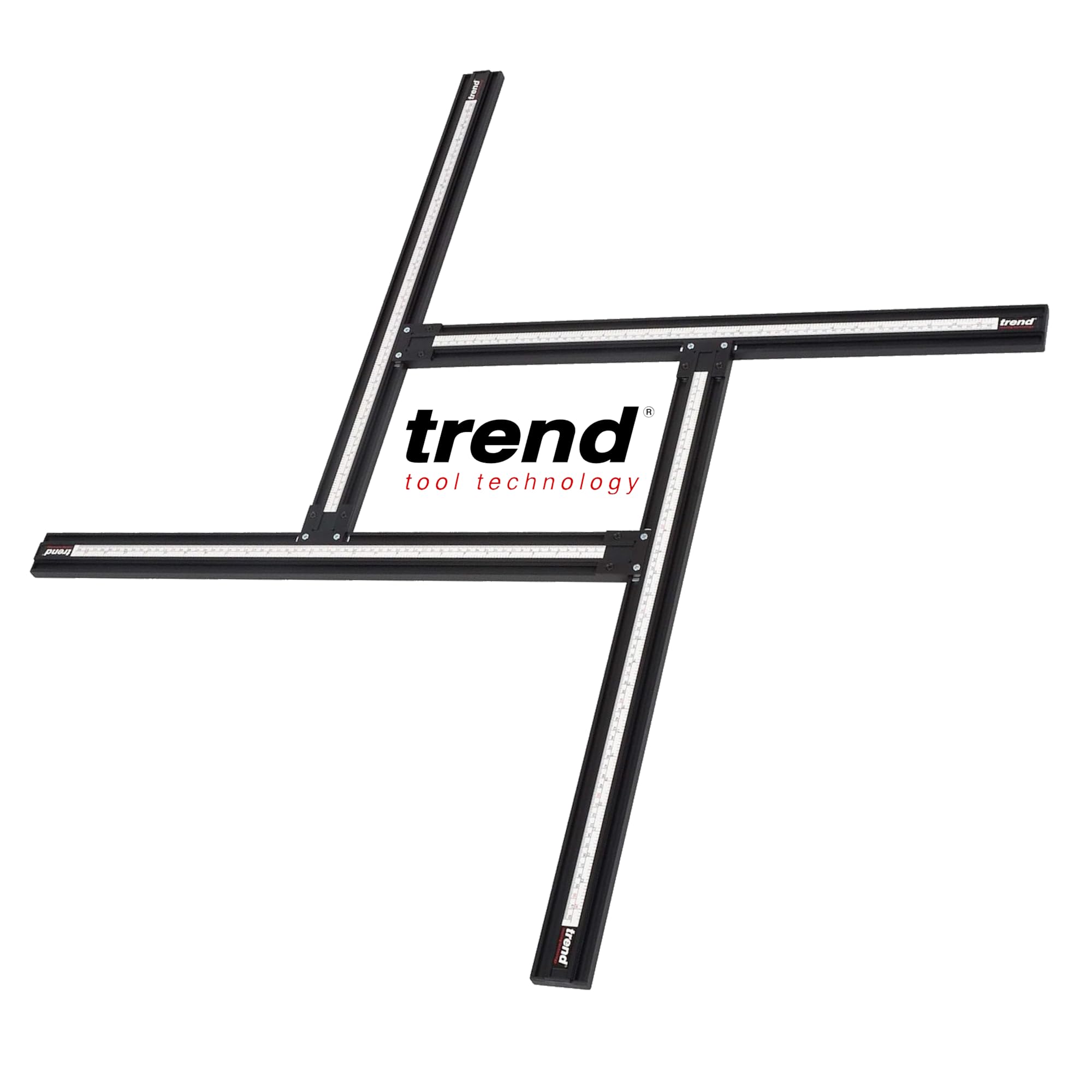 Trend Varijig Adjustable Rectangle Router Jig & Template System, Precision Frame for Recesses, Slots & Face Panel Molds, 23.6