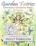 Garden Fairies Grayscale Coloring Book: Featuring the Early Works of Molly Harrison