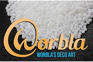 Worbla Deco Art - White Moldable Thermoplastic Pellets 4.4 oz COPLAY Friendly Plastic Beads