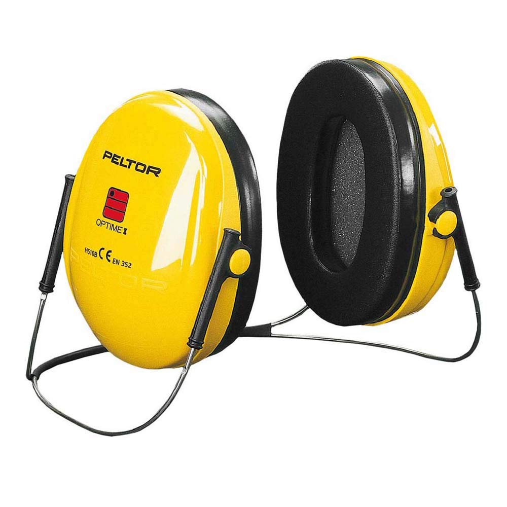 3M Peltor H510B-403-GU Optime I Ear Defenders Neckband Yellow 26 DB