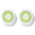 Clarisonic Acne Cleanse Facial Cleansing Brush Head Replacement Compatible with Mia 1, Mia 2, Mia Fit, Alpha Fit, Smart Profile Uplift and Alpha Fit X, 2 Count