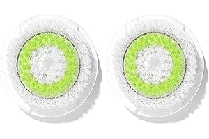 Clarisonic Acne Cleanse Facial Cleansing Brush Head Replacement Compatible with Mia 1, Mia 2, Mia Fit, Alpha Fit, Smart Profile Uplift and Alpha Fit X, 2 Count