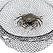 Goture Double Ring Fishing Crab Lobster Hoop Net Fishing Bait Trap Diameter 23.6''X19.7'' Net Depth 10.24'' Lightweight Net with 98.4' Rope