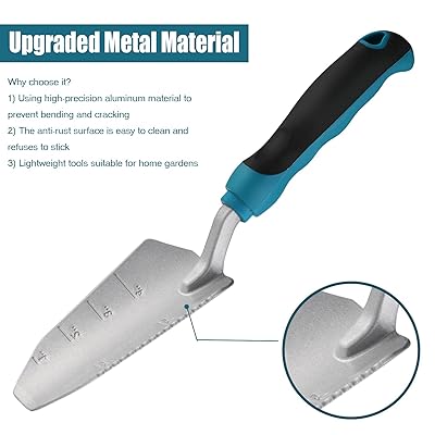 Buy V C Formark Garden Tools Set 3 Pieces Heavy Duty Gardening Kit Includes Hand Shovel Rake Transplanter With Ergonomic Non Slip Soft Rubber Handle Garden Hand Tools Garden Gifts For Men Women Blue Online In Germany B08dlkf21d
