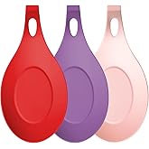 Spoon Rest for Stove Top,3 Pack Silicone Spoon Holder for Kitchen Counter,Coffee Spoon Rest, Kitchen Utensil Rest Ladle Spoon