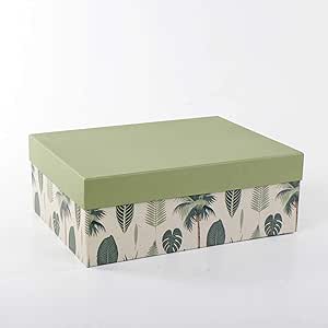 Euro Flora caja de regalo (hoja patrón) 40x30x15 Cm : Amazon ...
