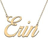 HUAN XUN Customized Custom Simple Any Name Necklace