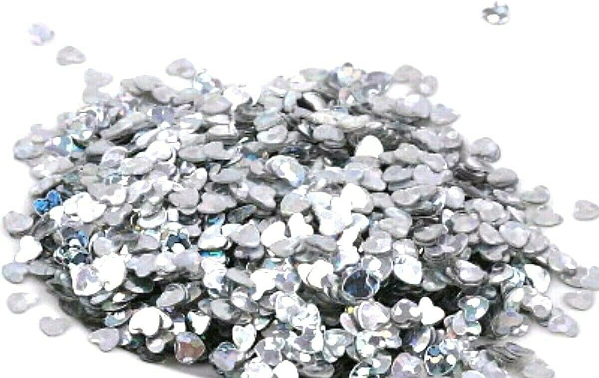 Angel Malone 10g PVC & Hologram Mini Heart Sequins Confetti, Loose Nail Art, Card Making, Scrapbooking, Table Confetti