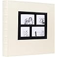RECUTMS Photo Album 4x6 500 Pockets Photos, Leather Cover Large Picture Albums Holds 500 Horizontal and Vertical Photos for Wedding Family Baby (Beige)