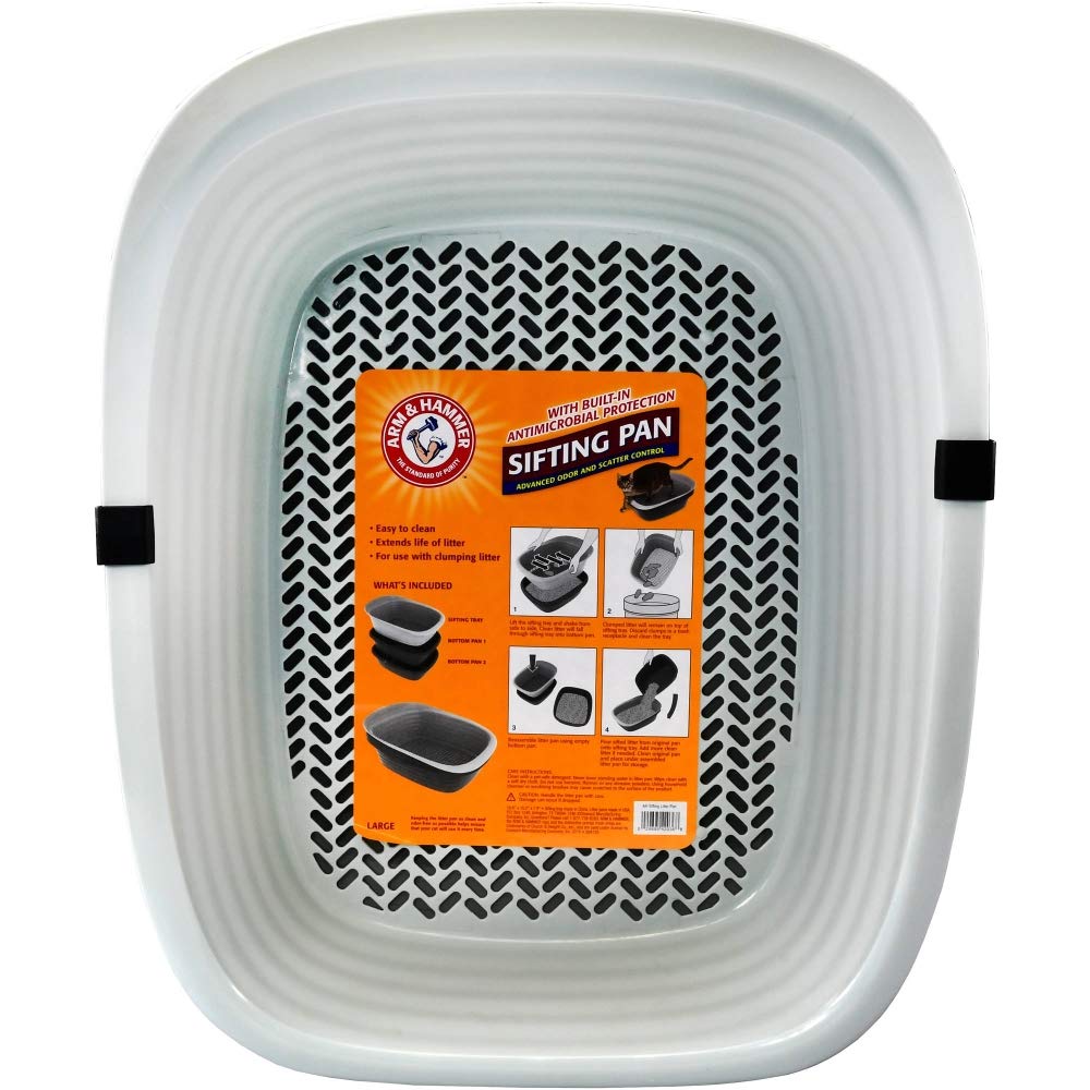 Pet Mate 42036 Arm & Hammer Large Sifting Litter Pan The Cat Site