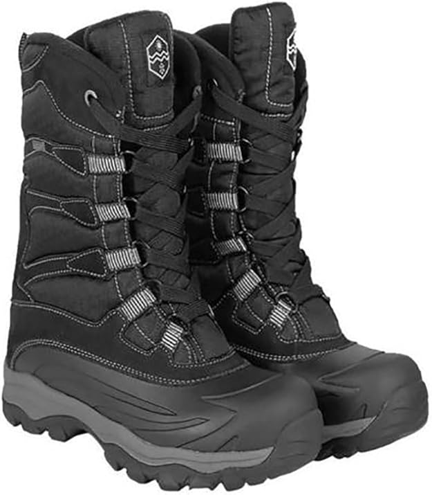 Amazon.com | Khombu Men's Free Fall Extreme Winter Boots, Black-12 | Boots