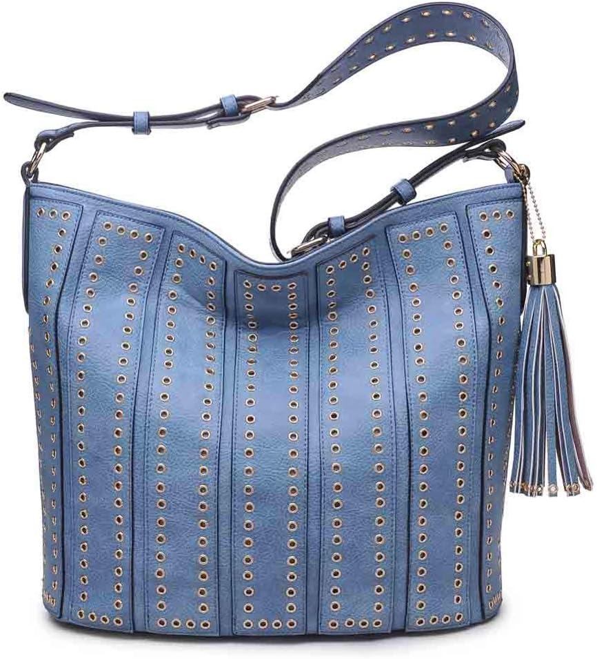 Urban Expressions Nicola Women Hobo Grommet Vegan Leather