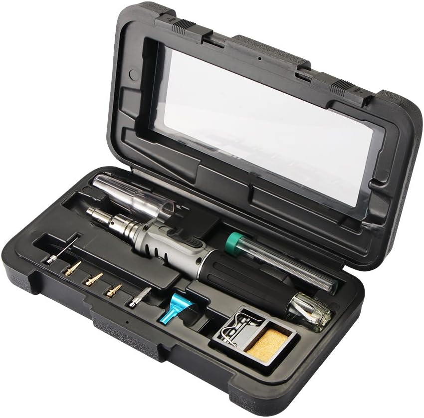 ONEVER Butane Soldering Iron 10 in 1 Gas Soldering Iron Kit Self
