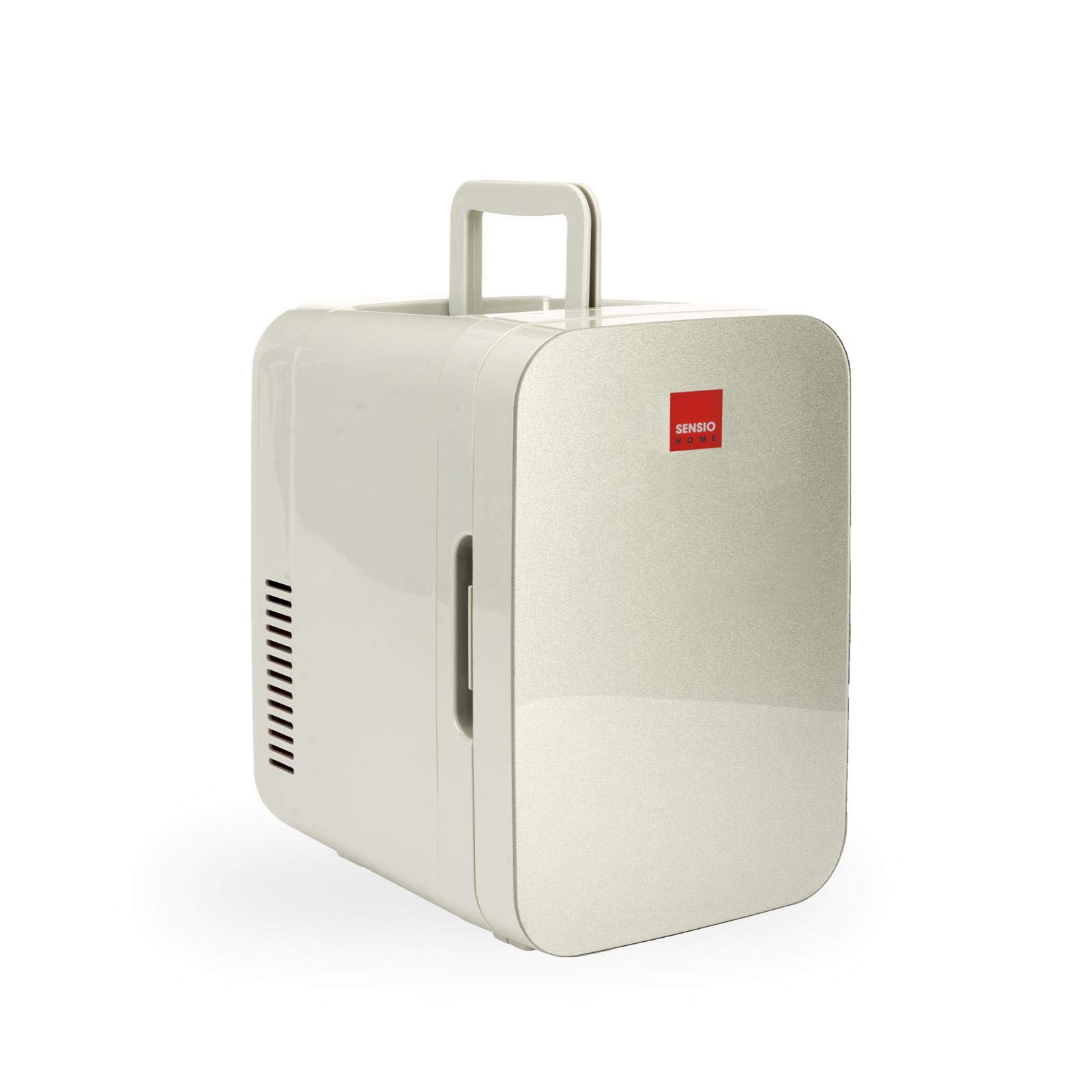 SENSIOHOME 10L Mini Fridge Cooler & Warmer for Drinks, Food, Skincare, Beauty, Makeup, Medicine, Insulin, Milk, AC+DC, 12v, UK & EU Plug, Portable, For Home, Bedroom, Travel, Camping, Car, Gaming, Uni