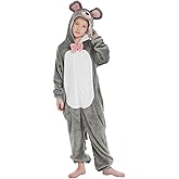 ABENCA Kids Onesie Animal Girls Costume One Piece Pajamas Sleepwear Cosplay Halloween Christmas