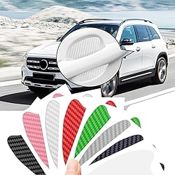 ASUBHA 4PCS Carbon Fiber Anti-Scratches Car Door