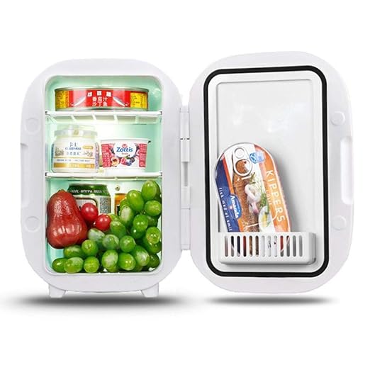 waysad Mini Nevera Auto Nevera Pequeña Eléctrica Nevera Portátil ...