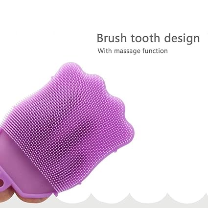 Bhavyam Silicon Bath Brush For Massage ALL type skin