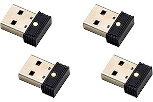 Mucacat 4Pcs USB Mouse Jiggler,Undetectable Automatic Computer Mouse Mover Jiggler, Keeps Computer Awake, Mouse Movement