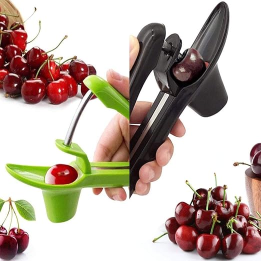 Handy Cherry Seed Remover Cherry Stoner Easy Use And Clean 2 Pcs Cherry Stoner Great For Making Jam Or Jelly Ergonomic Design For Cooking Cherry And Olive Pitter Home Kitchen Fruit
