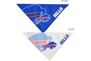 Little Earth 320603-BILL-S: Buffalo Bills Home and Away Pet Bandana Set