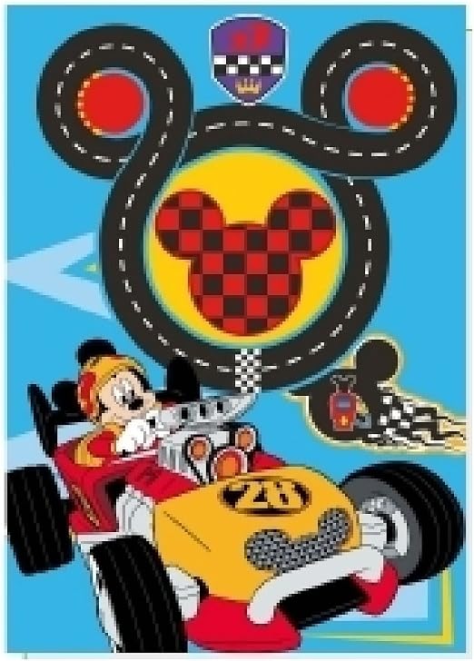 Mickey Mouse Micky Maus Strasse Strassenteppich