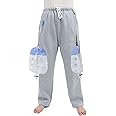 YingXue Catheter Leg Bag Pants, Holds (2) 2000ml Leg Bags for Nephrostomy, Foley, Suprapubic & Biliary Catheters