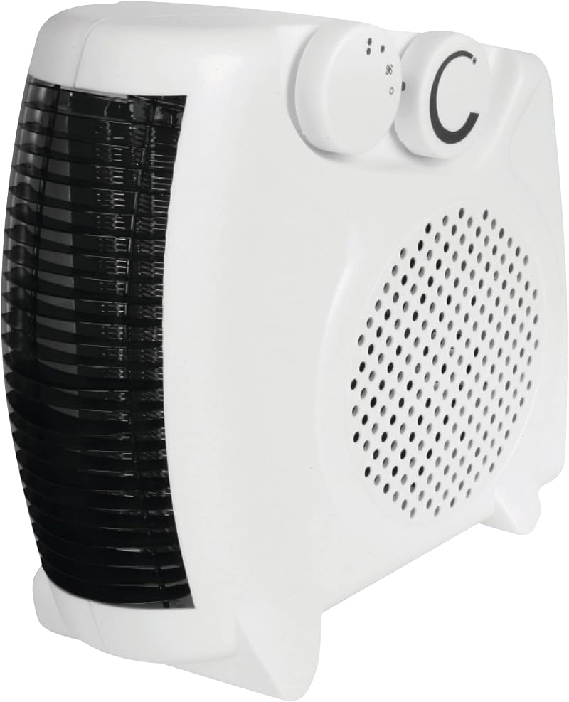 Rhino 2kW FH2 Fan Heater 230V H02073 - 2 Heat Settings Overheat Protection