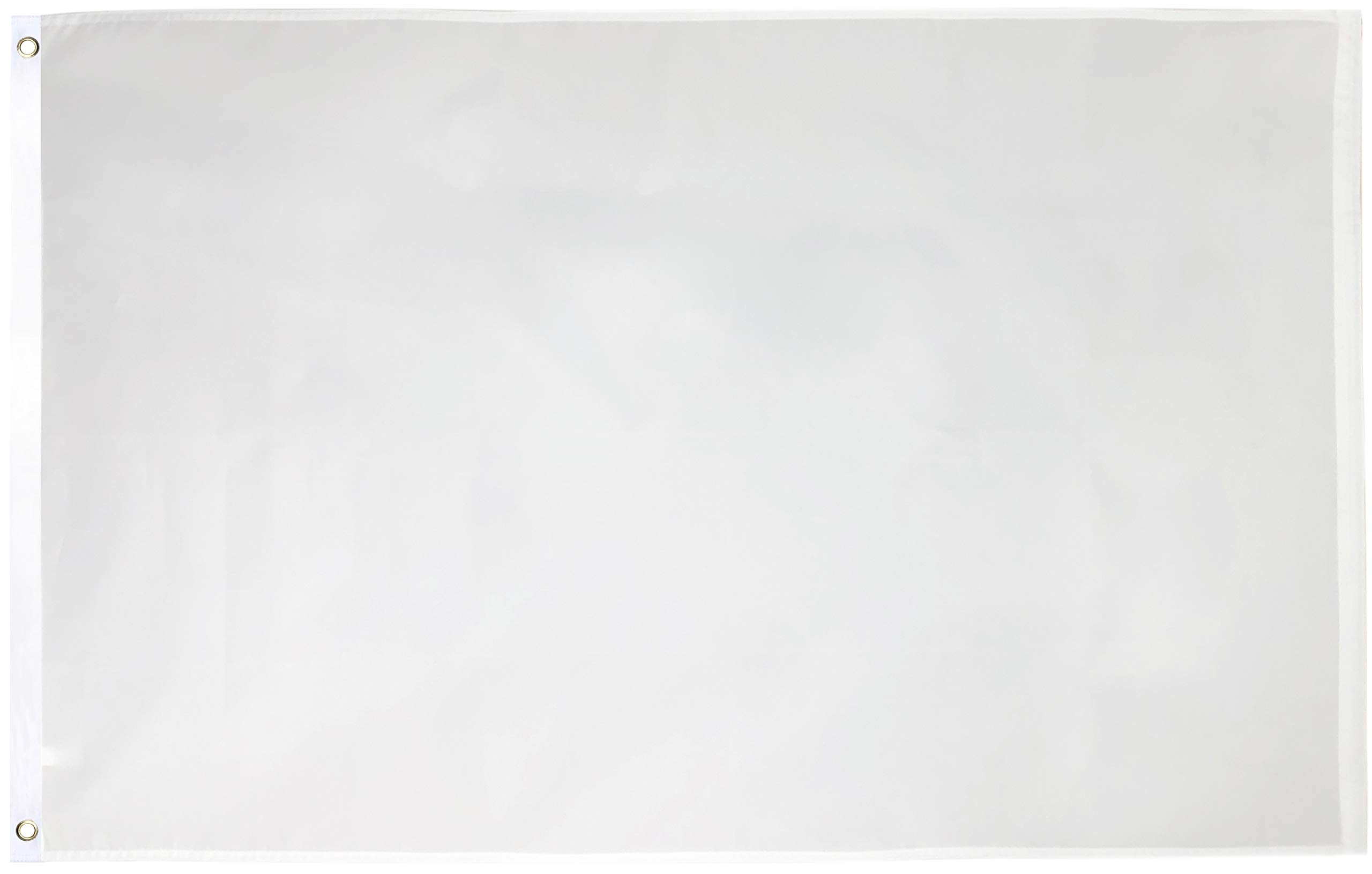 Green Grove Products White Flag 3' x 5' Ft 210D Nylon Premium Outdoor