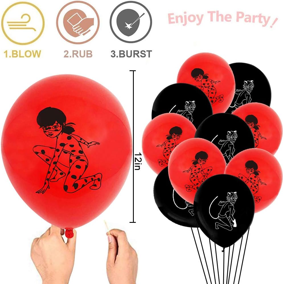 Miraculous Ladybug Party Supplies Set Joyeux Anniversaire Decorations De Fete Fournitures Accessoires Banniere Cupcakes Decorations Et Accessoires De Fetes Fournitures De Loisirs Creatifs Centroarco Com