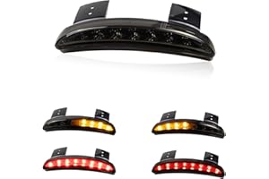 FACAILAHA Chopped Fender Edge Light Kits Motorcycle LED Brake Taillights Integrated Turn Signals Lights 12V Tail Lights for Harley Sportster XL883N XL1200NS XL1200V XL1200X XL1200XS 2014-2024