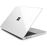 Batianda Crystal Clear Case for 13-inch Microsoft Surface Laptop Copilot+ PC 2025 (Latest Model), Lightweight Hard Shell with Scratch-Resistant Protection, Easy Installation, Transparent
