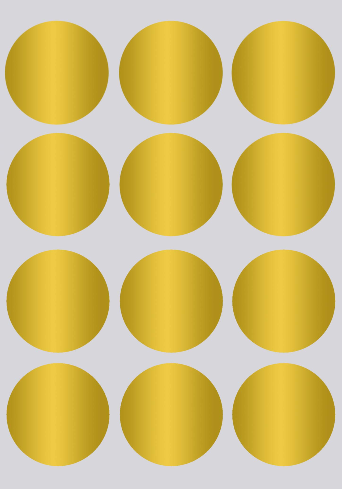 Royal Green Gold Sticker Labels for Packaging Boxes, Seals and envelopes 3.8cm (38mm) 180 Pack