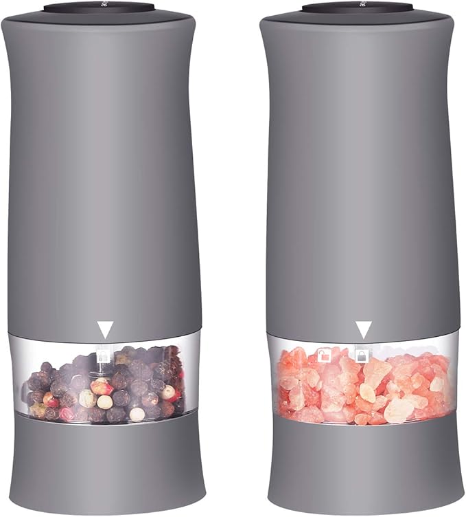 Sweet Alice Salt and Pepper Mill Set of 2 Electric Pepper Mill Spice