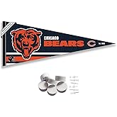 Chicago Bears Pennant Banner and Wall Tack Pads