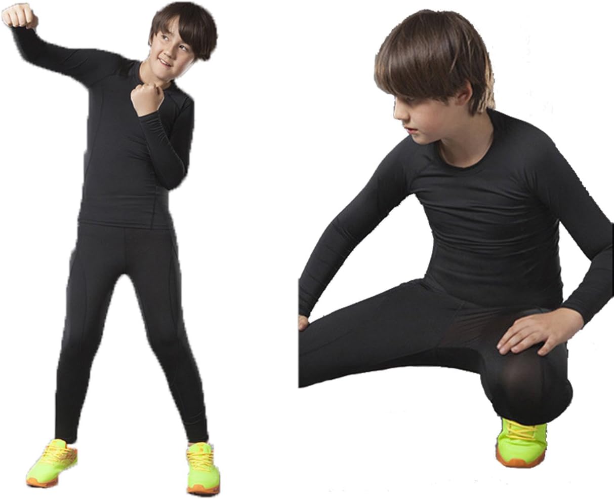 Echinodon Jungen Sportunterwäsche - Funktionsset Für Fußball, Laufen & Training