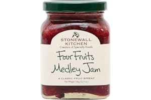 Stonewall Kitchen Four Fruits Medley Jam, 11.5 oz (formerly Cherry Berry Quartet Jam)