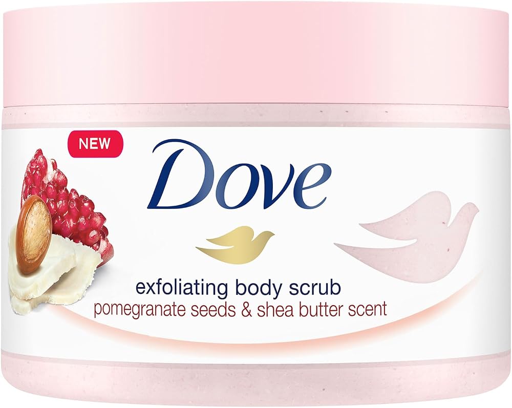 Dove Exfoliating Body Polish Pomegranate Nourishing Scrub 400g